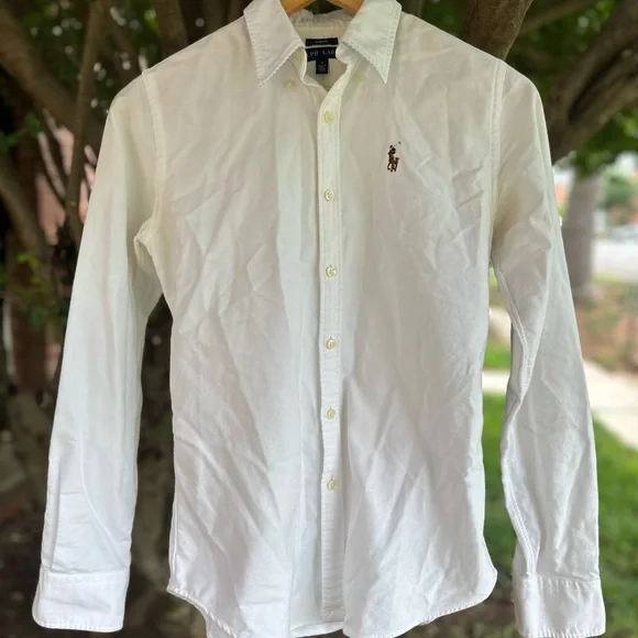 Ralph Lauren cotton stretch oxford - Picture 1 of 3